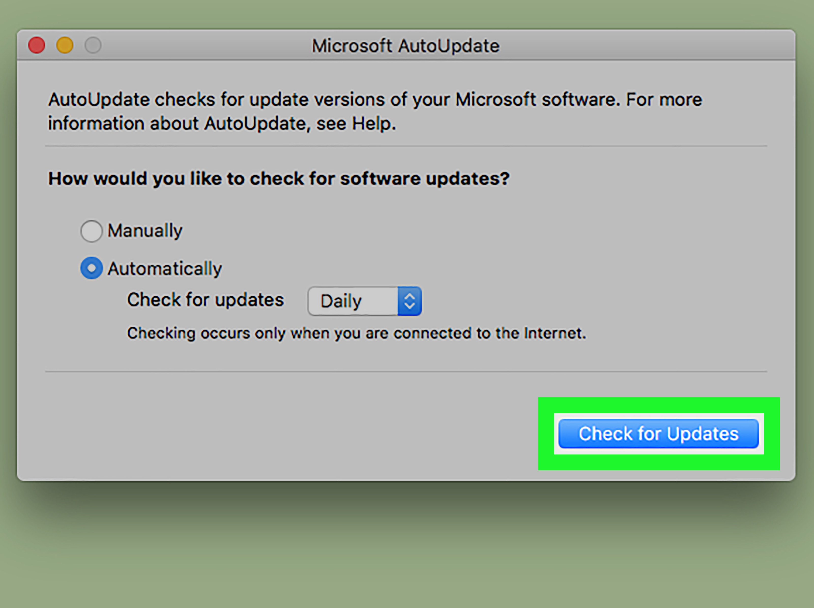 Mac microsoft update free